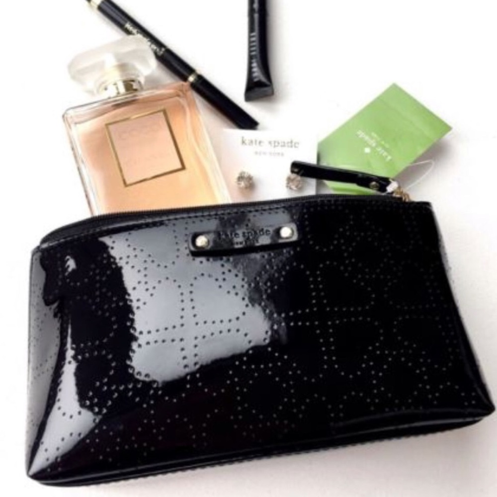 Kate Spade Little Shiloh black hearts NWT NEW